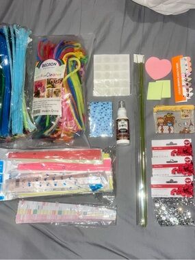 Mixed Assortment of Arts & Crafts Materials